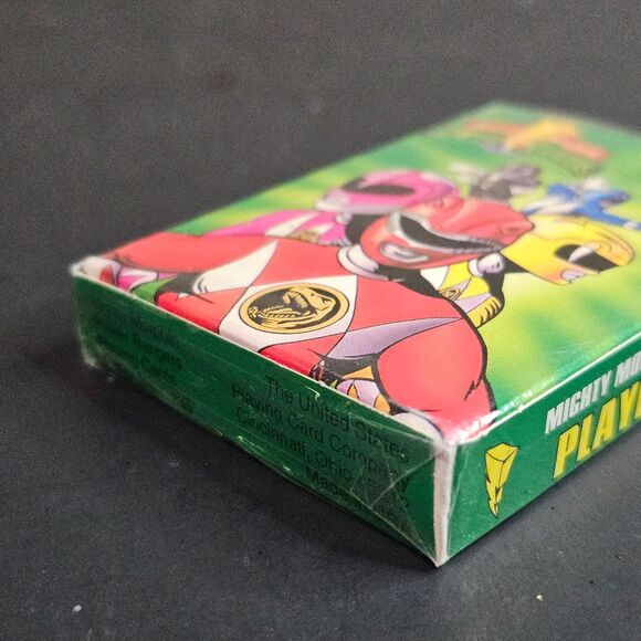 NOS 1994 Mighty Morphin Power Rangers Playing Cards Vtg Sealed - Picture 3 of 3